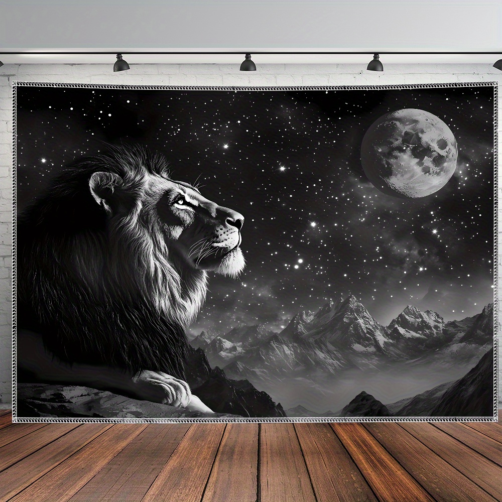Majestic Lion Starry Night Tap - đánh giá và giá Wall Scroll Tapestry