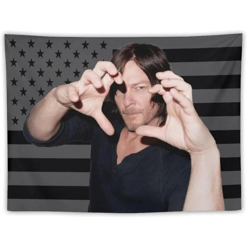VIKAMA Daryl Dixon USA Flag Ta - đánh giá và giá Wall Scroll Tapestry