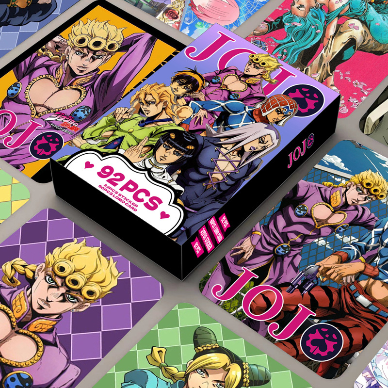 92PCS Photo Cards JOJO Double- - đánh giá và giá Jojo Anime Merchandise