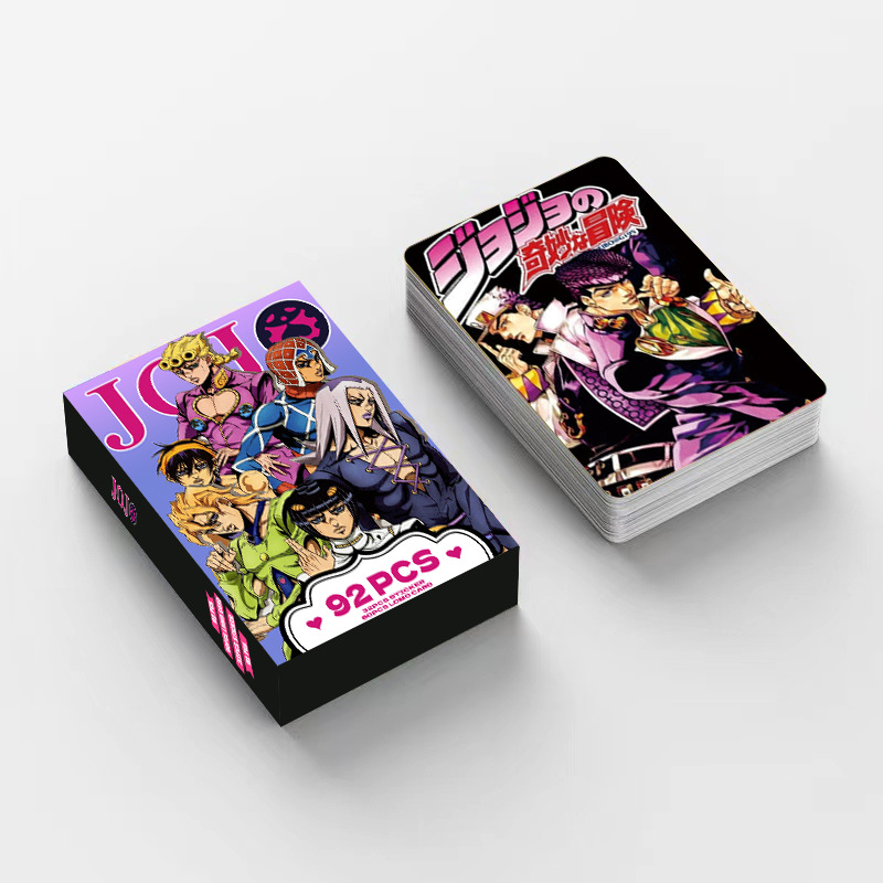 92PCS Photo Cards JOJO Double- - đánh giá và giá Jojo Anime Merchandise