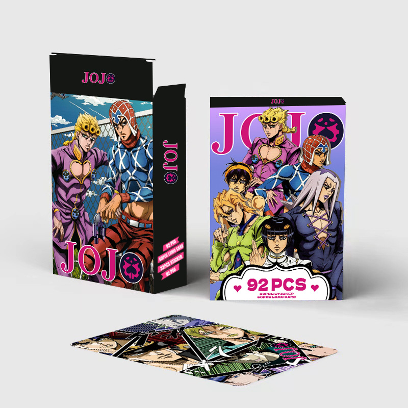 92PCS Photo Cards JOJO Double- - đánh giá và giá Jojo Anime Merchandise
