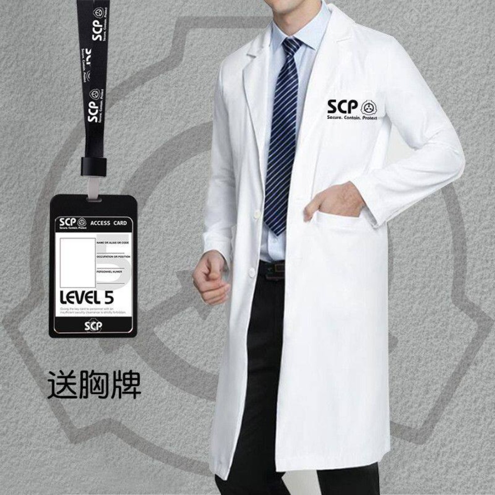 SCP Merchandise White Lab Coat - đánh giá và giá Anime Merchandise Jacket