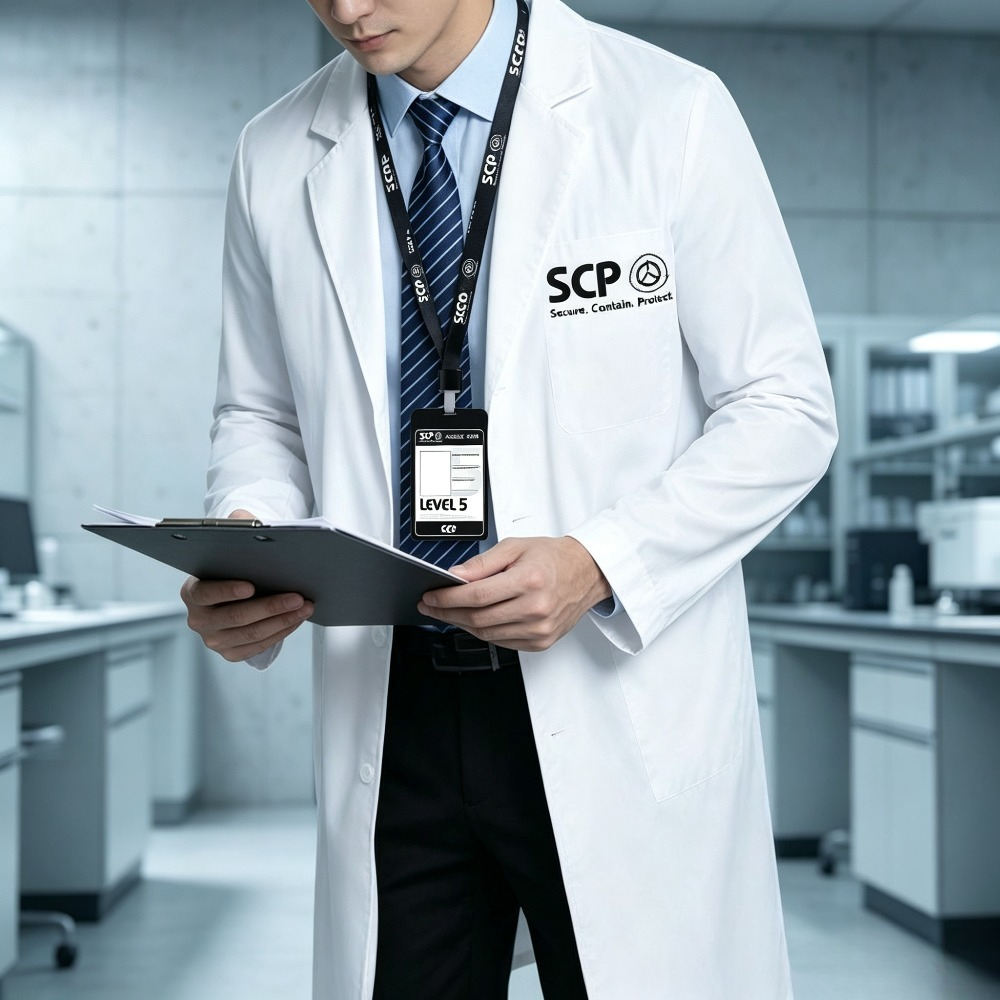 SCP Merchandise White Lab Coat - đánh giá và giá Anime Merchandise Jacket