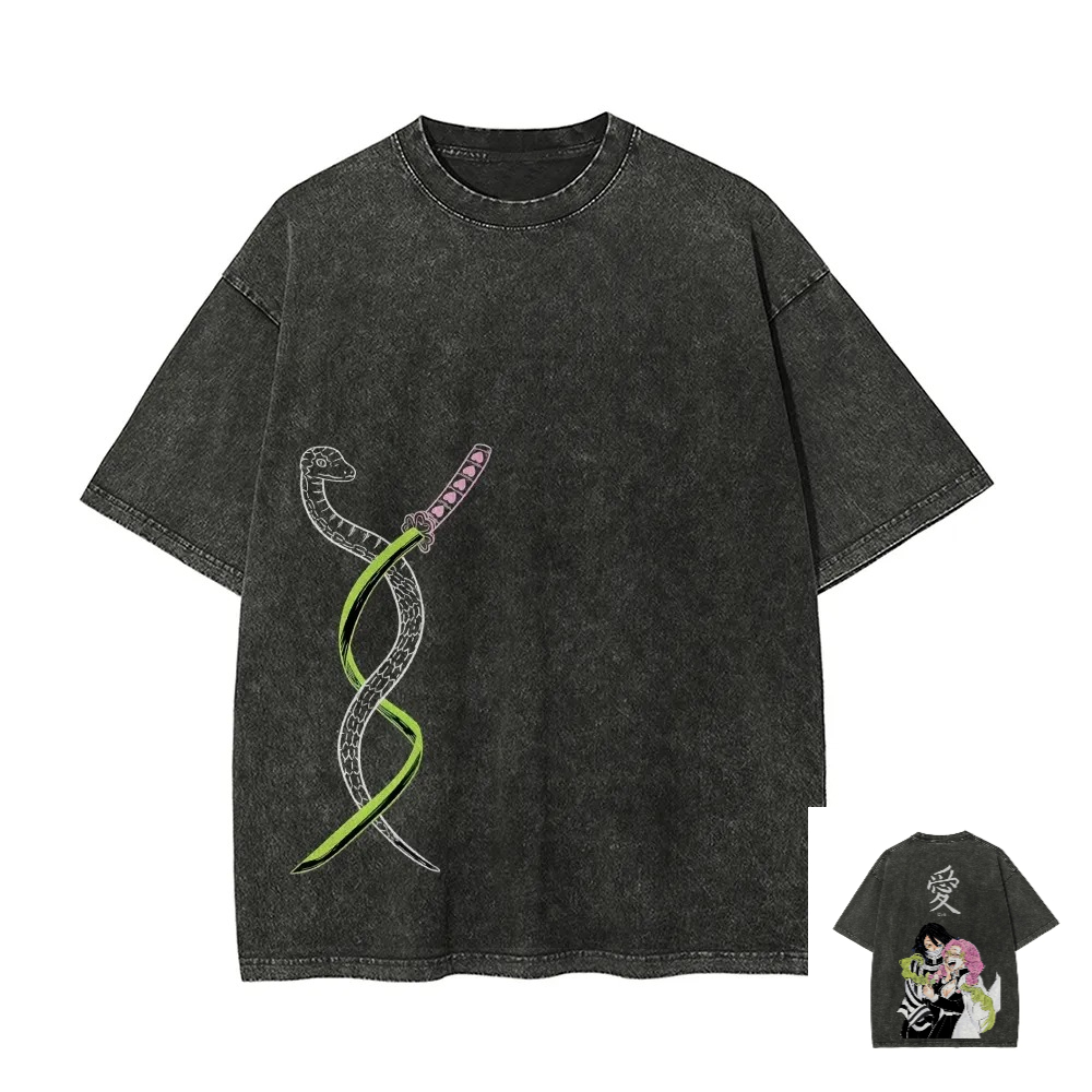 Kimetsu No Yaiba Washed T-Shir - đánh giá và giá Anime Merchandise Store Japan