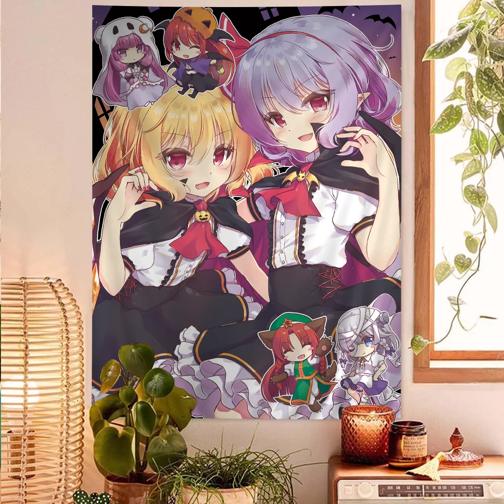 Touhou Project Flandre Scarlet - đánh giá và giá Wall Scroll Tapestry