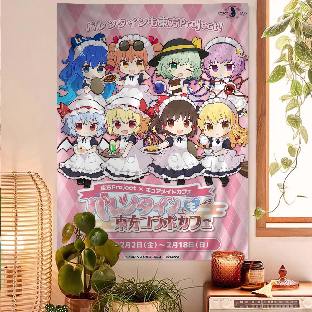 Touhou Project Flandre Scarlet - đánh giá và giá Wall Scroll Tapestry
