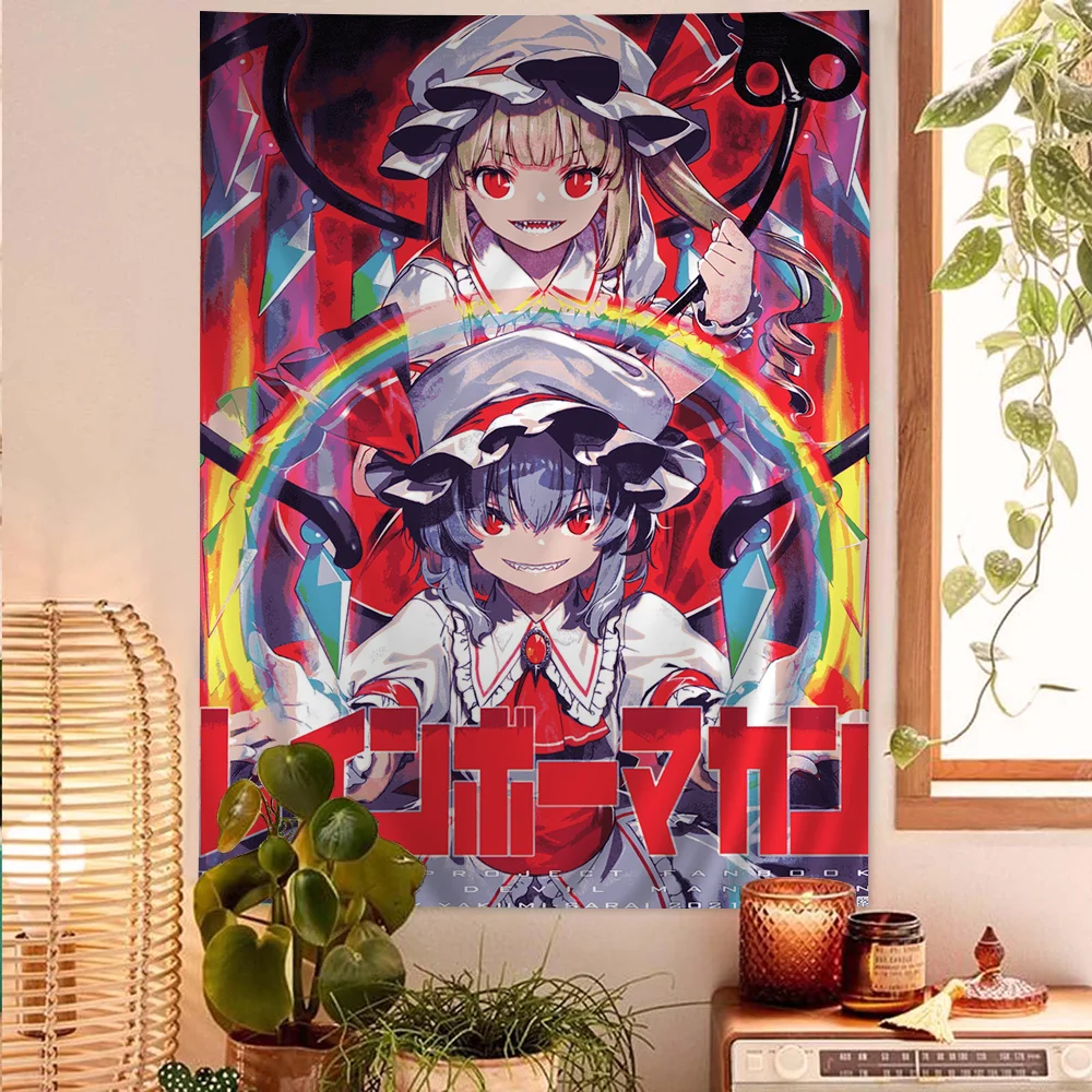 Touhou Project Flandre Scarlet - đánh giá và giá Wall Scroll Tapestry