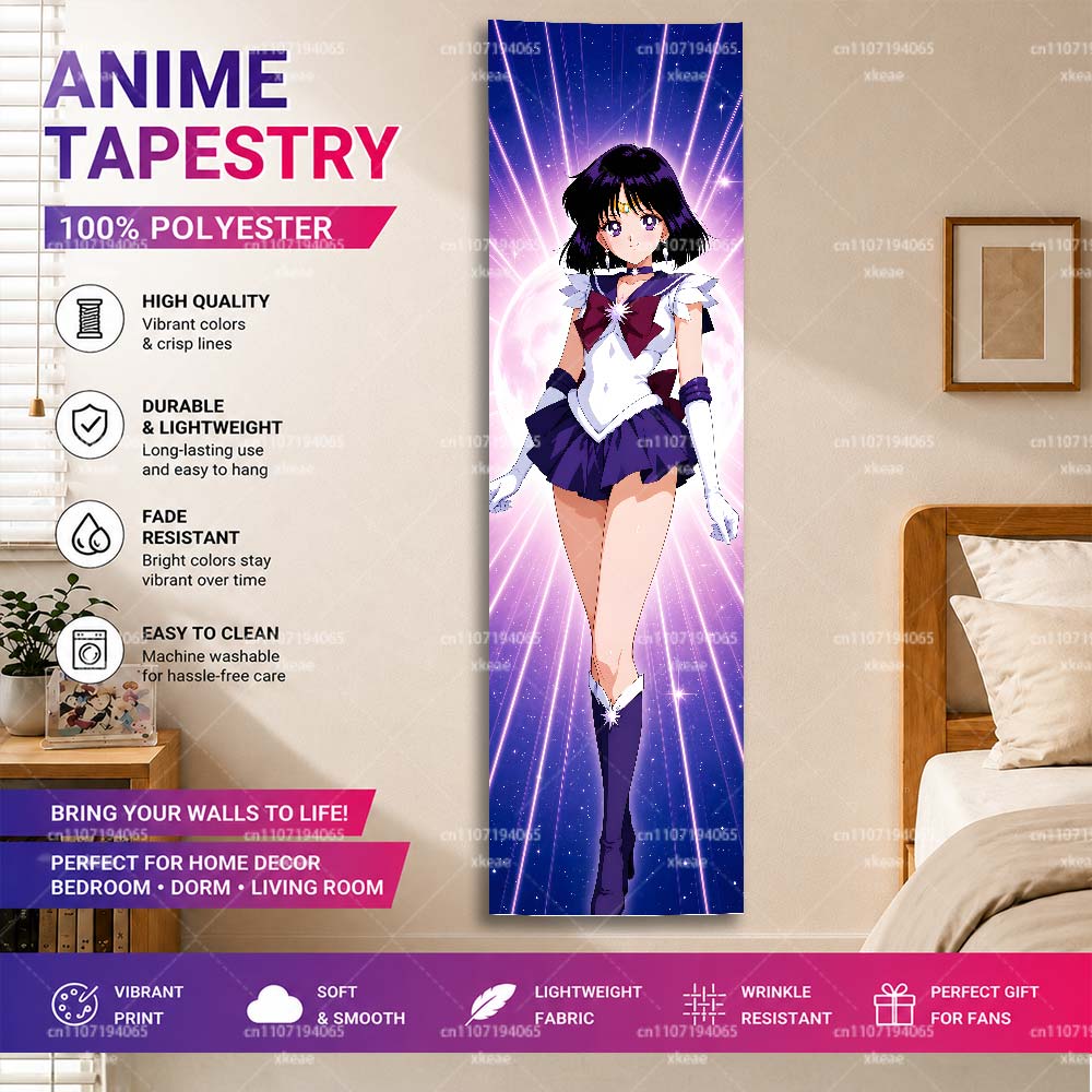 Sailor Saturn Hotaru Tomoe Ver - đánh giá và giá Wall Scroll Tapestry