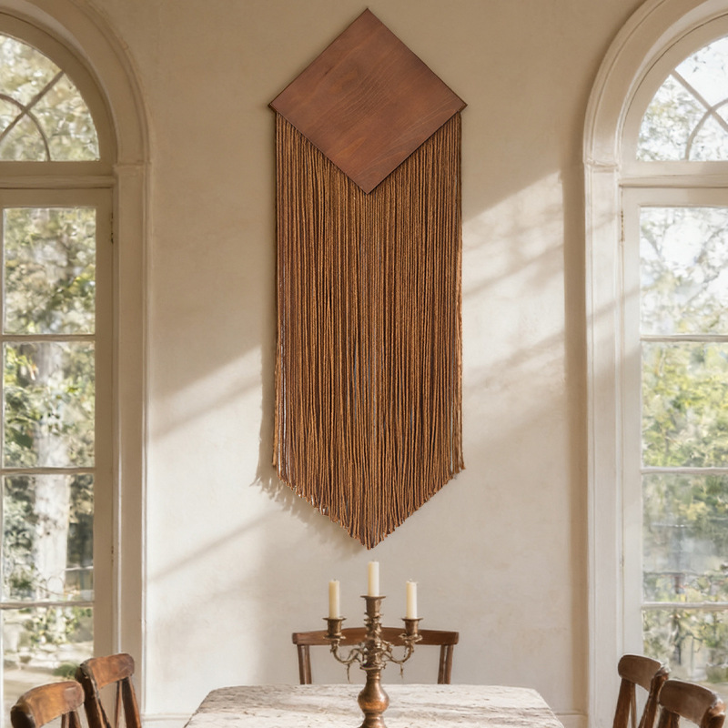 Bohemian Cotton Rope Woven Tap - đánh giá và giá Wall Scroll Tapestry