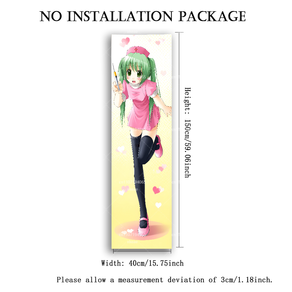Green Twin Tails Nurse Anime G - đánh giá và giá Wall Scroll Tapestry