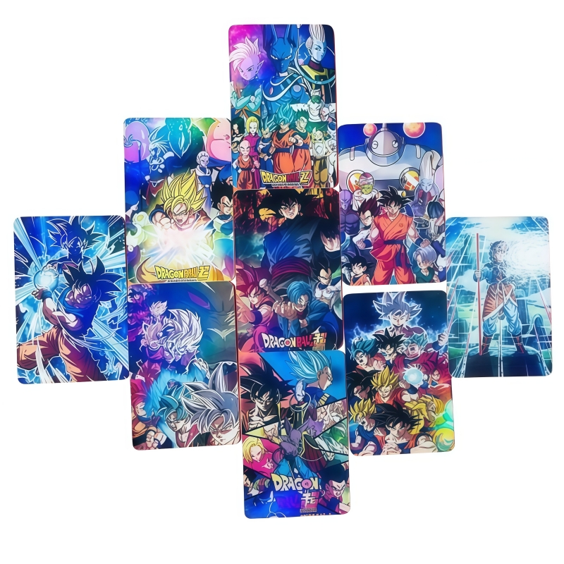 50pcs Dragon Ball holographic  - đánh giá và giá Anime Merchandise Box Set